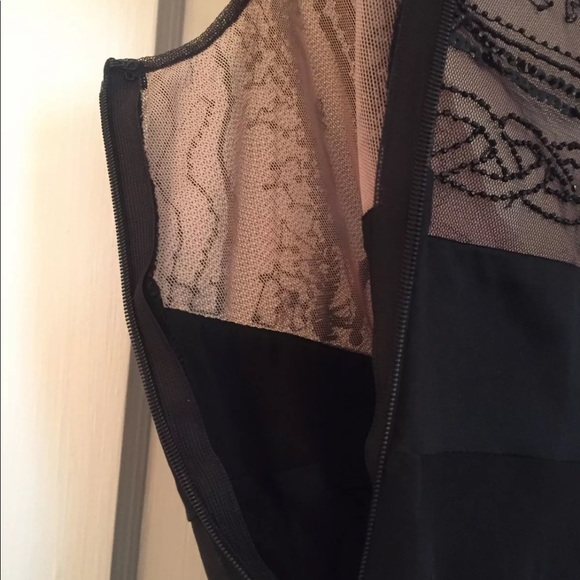BCBG MAX AZRIA Silk Beaded Cocktail Party Chiffon - Picture 4 of 8